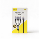 BARMASO CABLE POWERLINK 15W/66W/18W LIGHTING/TYPEC/MICRO PL08