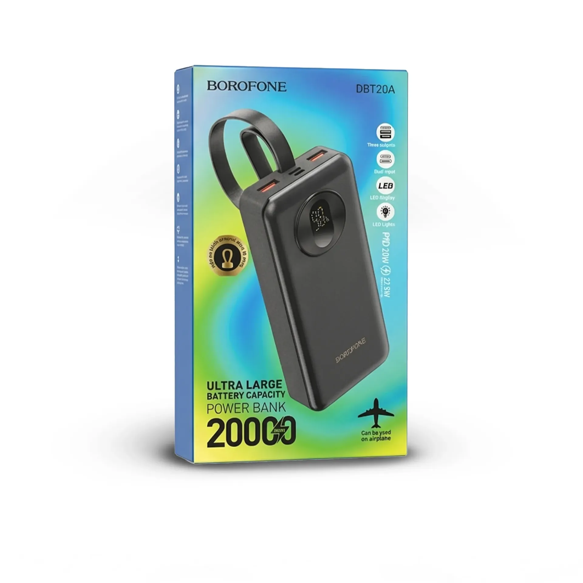 [990869] BOROFONE POWER BANK 20000MAH DBT20A