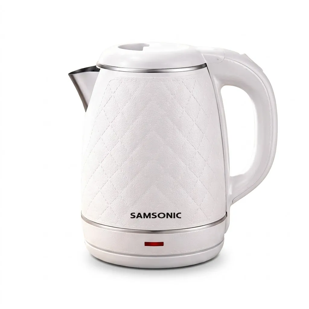 [999468] Samsonic Electric Kettle Sam-118D White 1.8L
