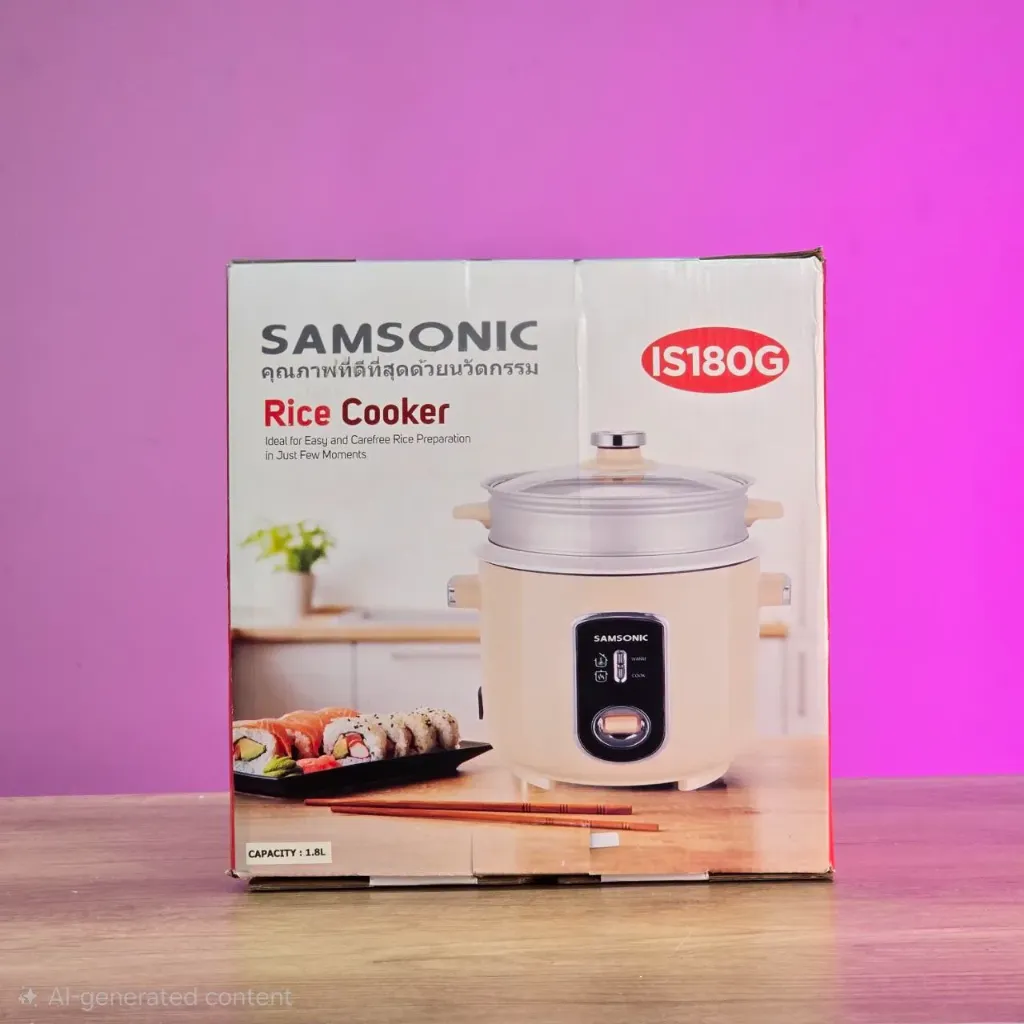 SAMSONIC RICE COOKER 1.8LITER SAMIS180G