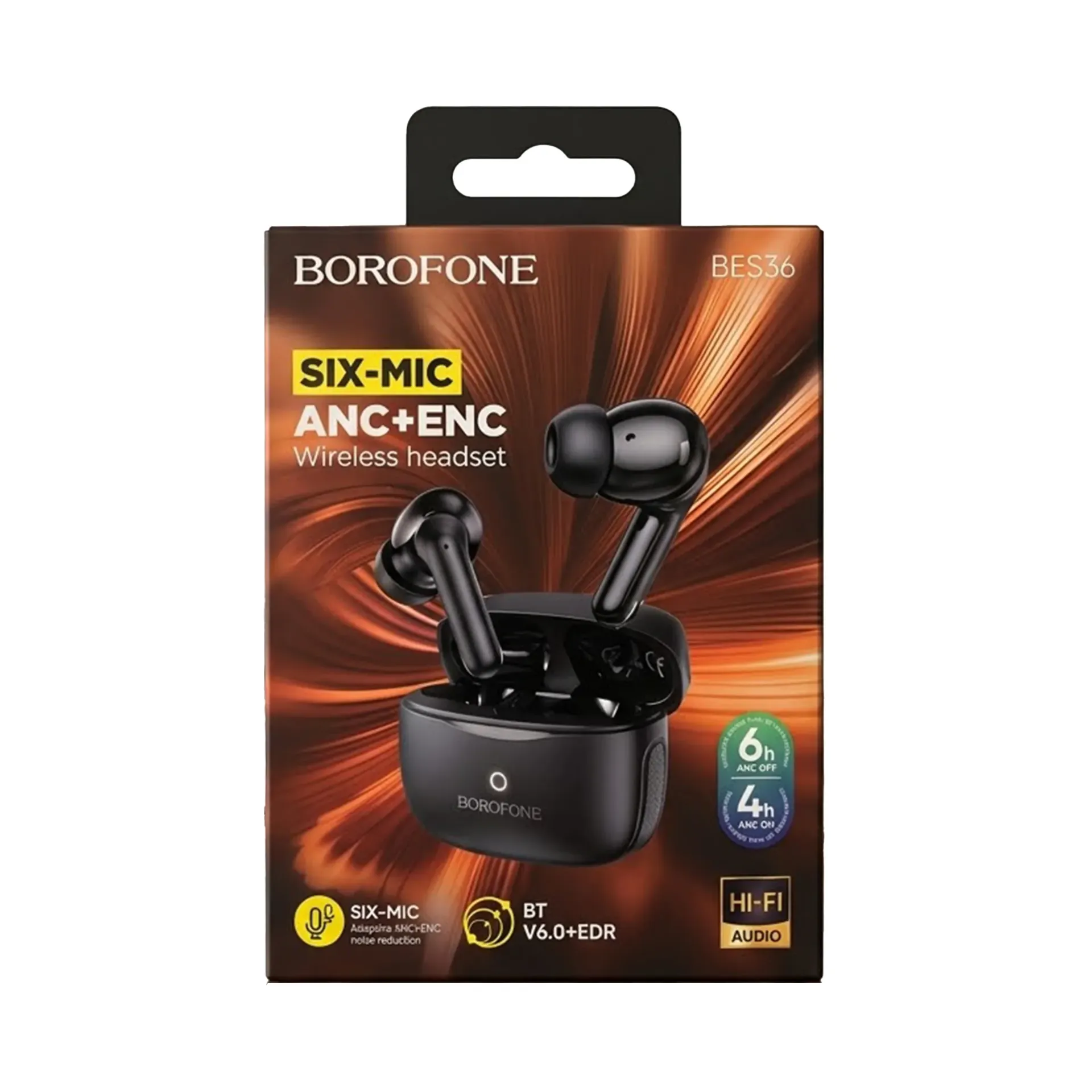 [0810150526] BOROFONE ANC+ENC WIRELESSS BES36