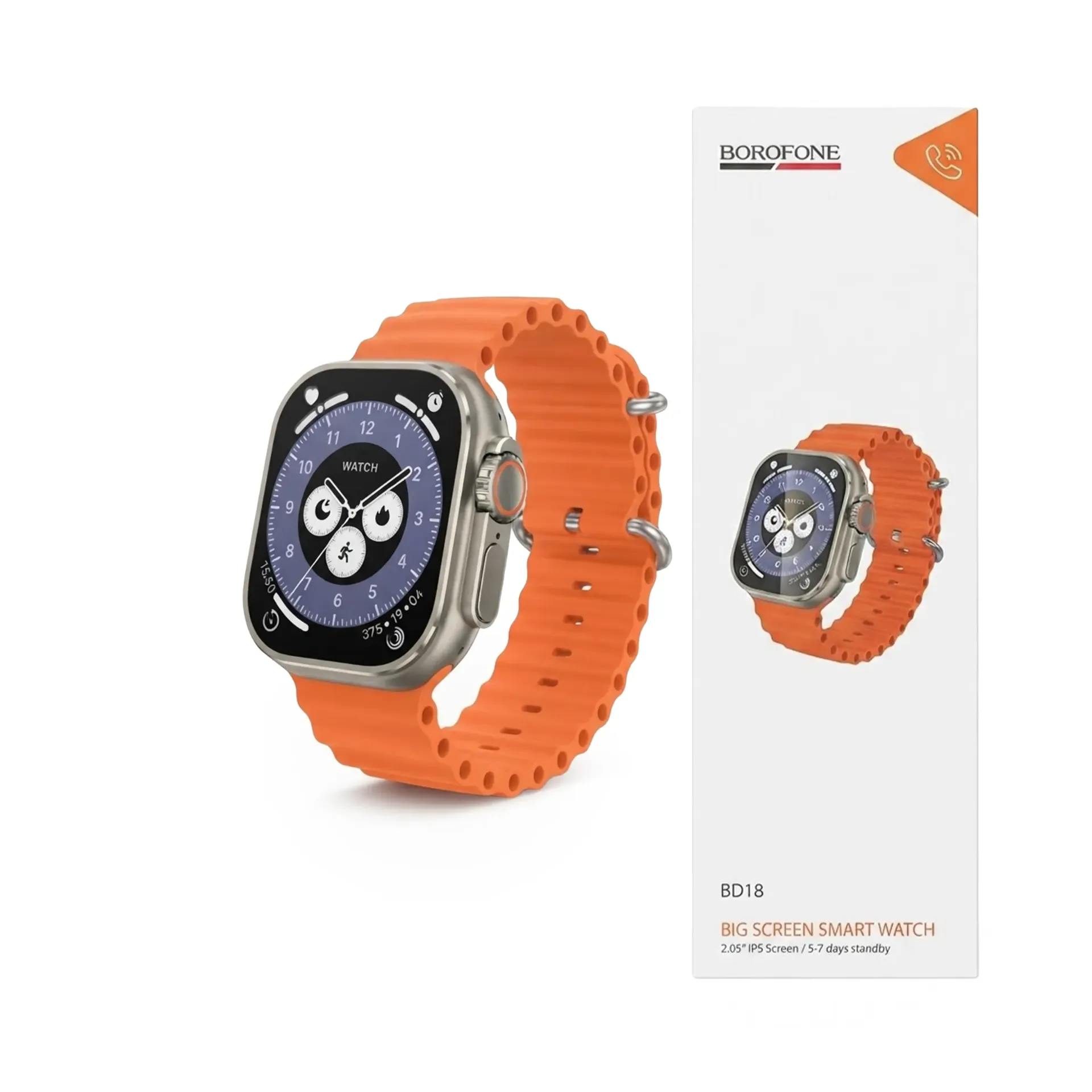 [081035926] BOROFONE BIG SCREEN SMART WATCH BD18