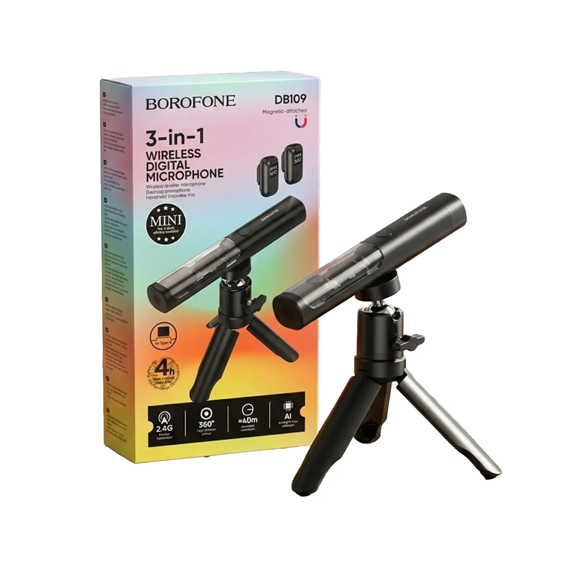 BOROFONE WIRELESS DIGITAL MICROPHONE DBI09